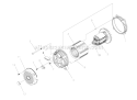 Page A Diagram and Parts List for 030375-0  Briggs and Stratton Generator